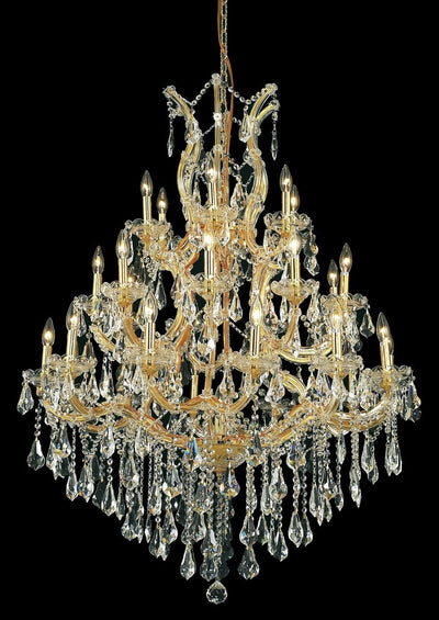 Elegant Lighting - 2801D38G/RC - 28 Light Chandelier - Maria Theresa - Gold