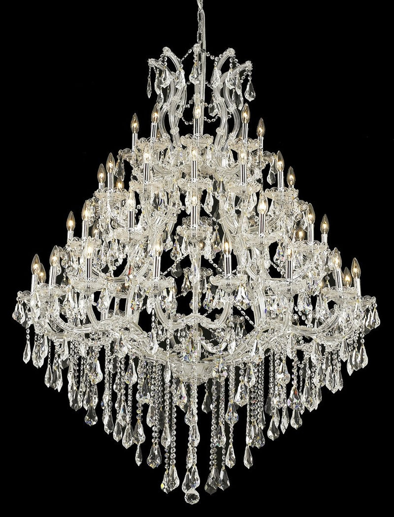 Elegant Lighting - 2801G46C/RC - 49 Light Chandelier - Maria Theresa - Chrome