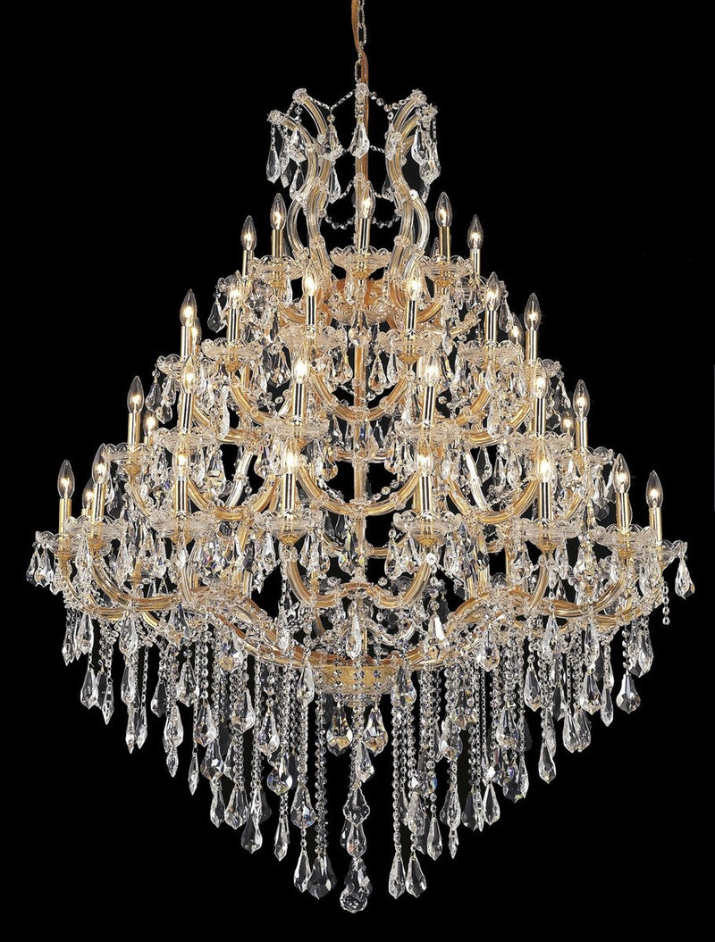 Elegant Lighting - 2801G46G/RC - 49 Light Chandelier - Maria Theresa - Gold