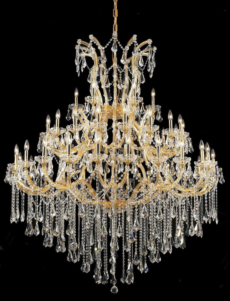 Elegant Lighting - 2801G60G/RC - 49 Light Chandelier - Maria Theresa - Gold