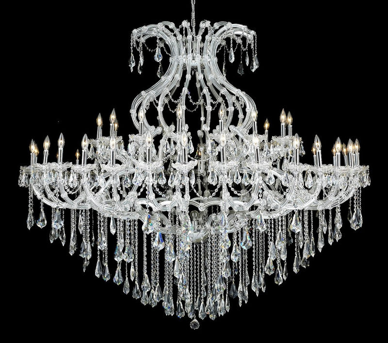 Elegant Lighting - 2801G72C/RC - 49 Light Chandelier - Maria Theresa - Chrome