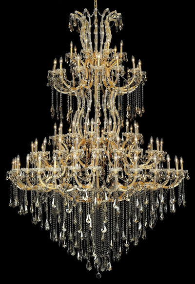 Elegant Lighting - 2801G96G-GT/RC - 85 Light Chandelier - Maria Theresa - Gold