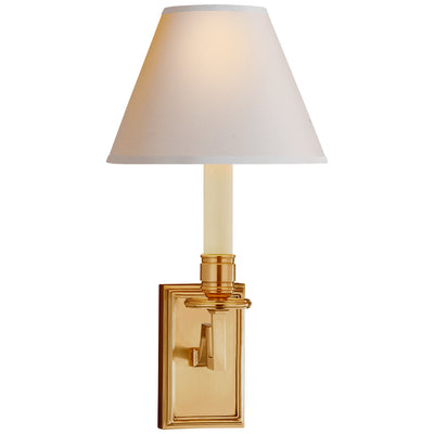 Visual Comfort Signature - AH 2001NB-NP - One Light Wall Sconce - Dean - Natural Brass