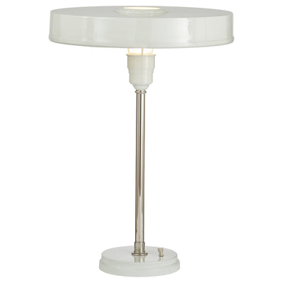 Visual Comfort Signature - TOB 3190PN/WHT - One Light Table Lamp - Carlo - Antique White