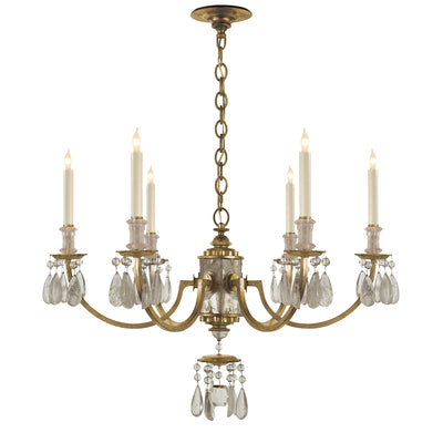 Visual Comfort Signature - TOB 5036GI - Six Light Chandelier - Elizabeth - Gilded Iron