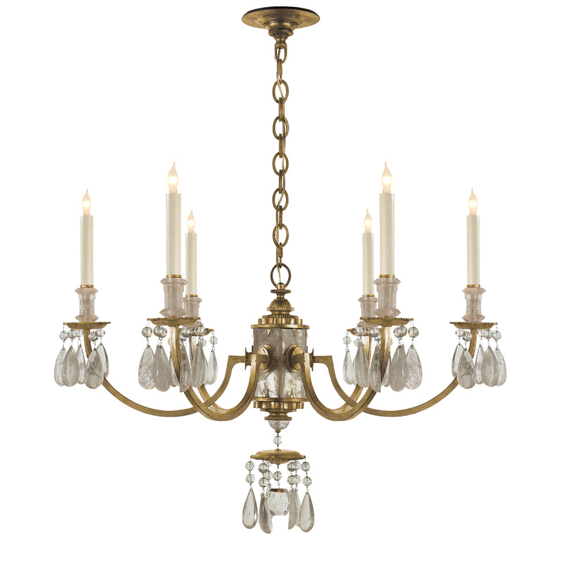 Visual Comfort Signature - TOB 5036GI - Six Light Chandelier - Elizabeth - Gilded Iron