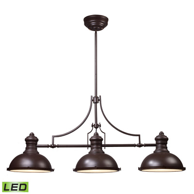 ELK Home - 66135-3-LED - LED Linear Chandelier - Chadwick - Oiled Bronze