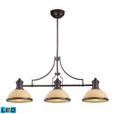 ELK Home - 66235-3-LED - LED Linear Chandelier - Chadwick - Oiled Bronze