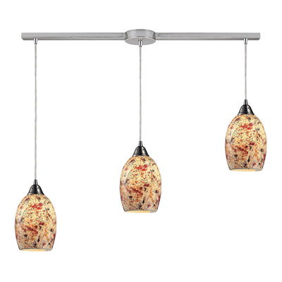 ELK Home - 73011-3L - Three Light Pendant - Avalon - Satin Nickel