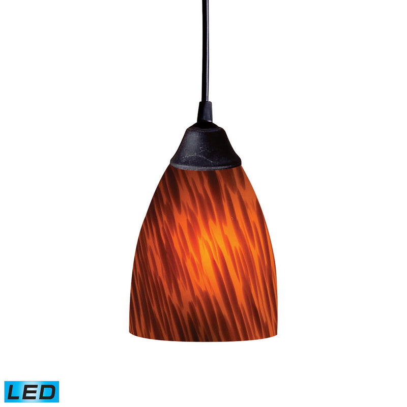 ELK Home - 406-1ES-LED - LED Mini Pendant - Classico - Dark Rust