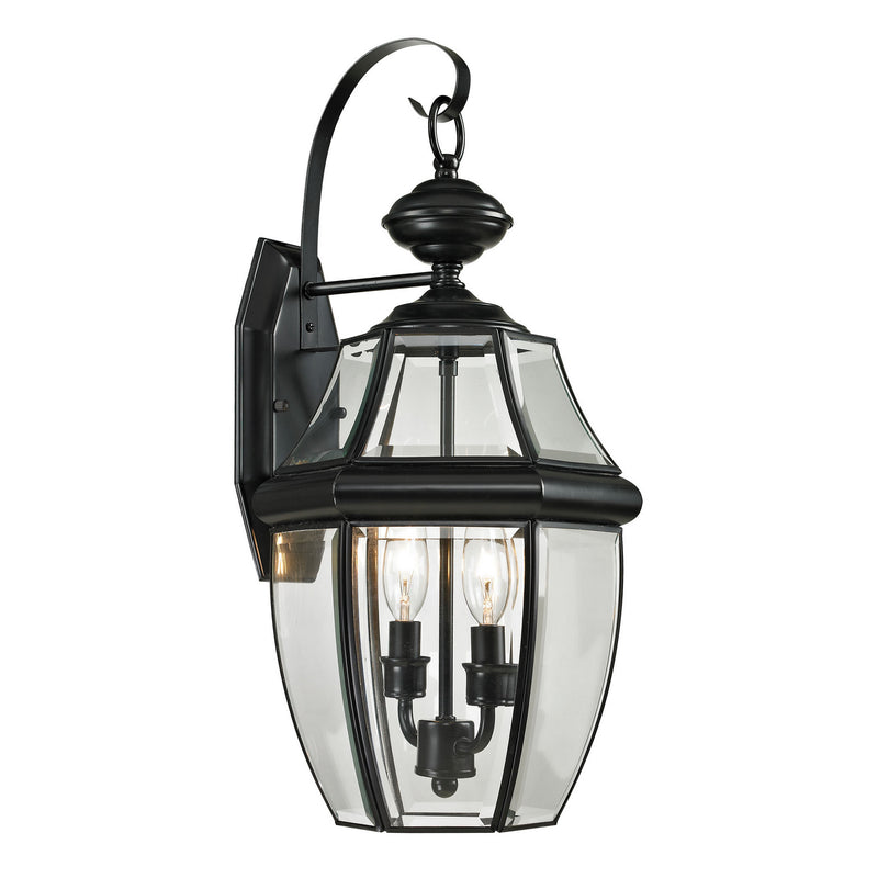 ELK Home - 8602EW/60 - Two Light Outdoor Wall Sconce - Ashford - Black