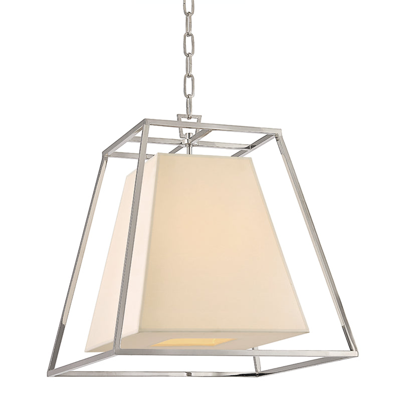 Hudson Valley - 6917-PN - Four Light Pendant - Kyle - Polished Nickel