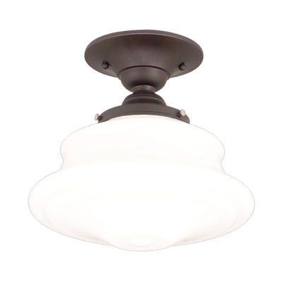 Hudson Valley - 3416F-OB - One Light Semi Flush Mount - Petersburg - Old Bronze