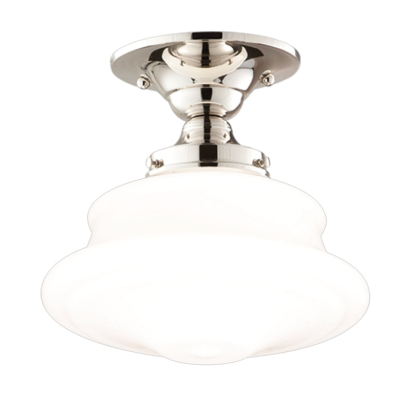 Hudson Valley - 3416F-PN - One Light Semi Flush Mount - Petersburg - Polished Nickel