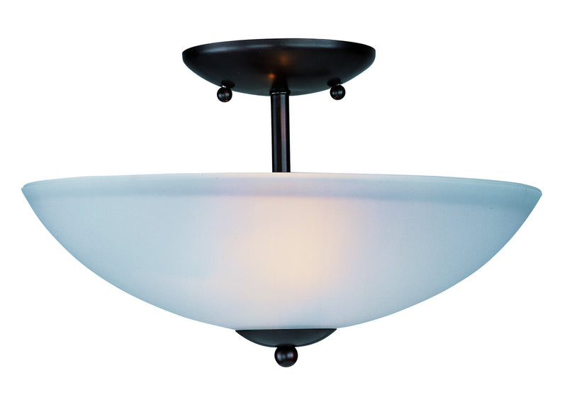 Maxim - 10042FTOI - Two Light Semi-Flush Mount - Logan - Oil Rubbed Bronze