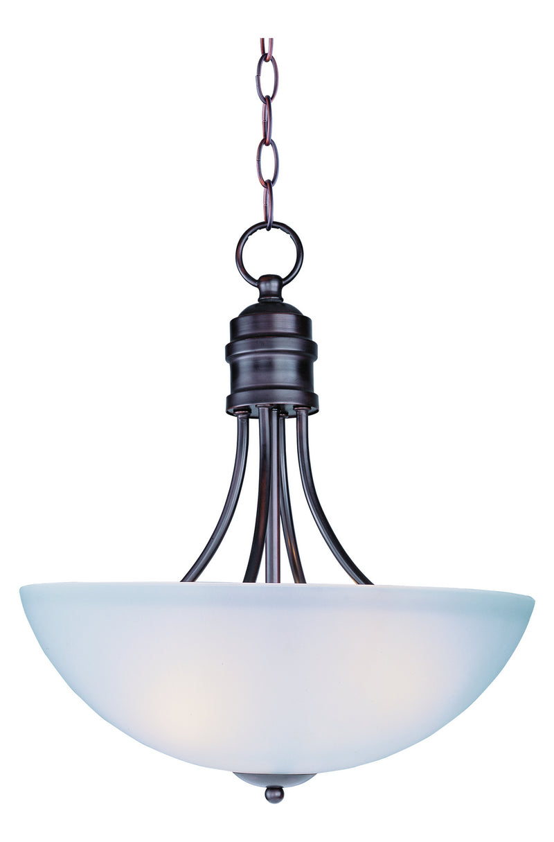 Maxim - 10044FTOI - Three Light Pendant - Logan - Oil Rubbed Bronze