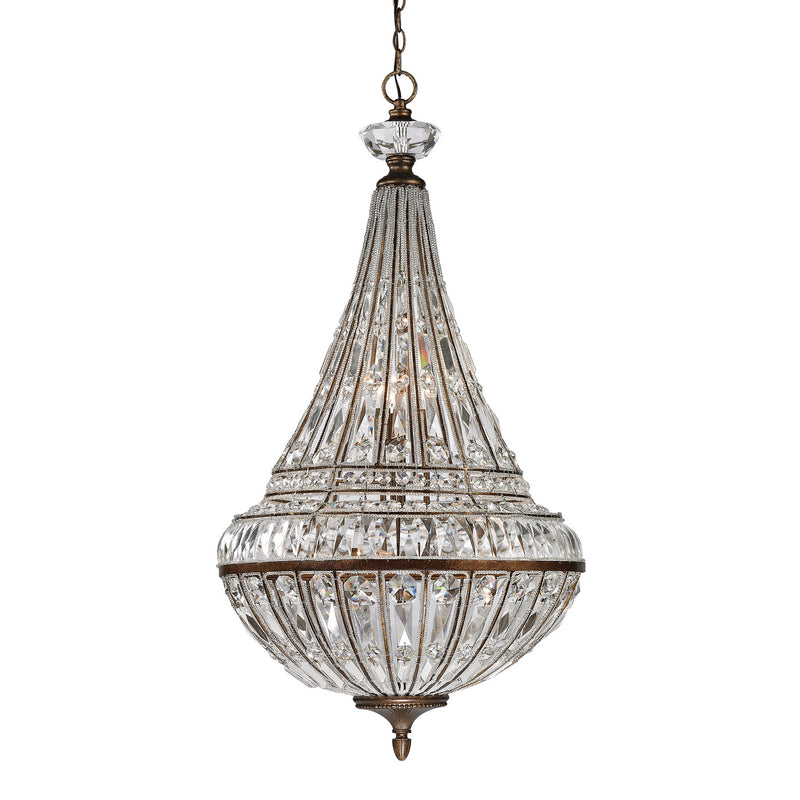 ELK Home - 46048/6+3 - Nine Light Chandelier - Empire - Mocha