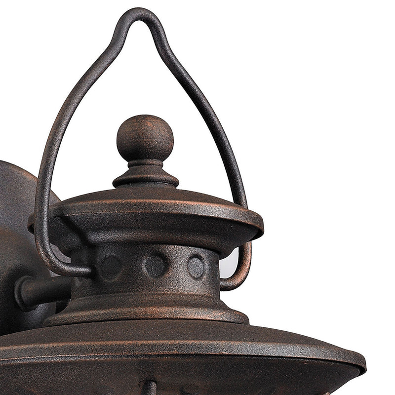 Village Lantern Outdoor Wall Sconce