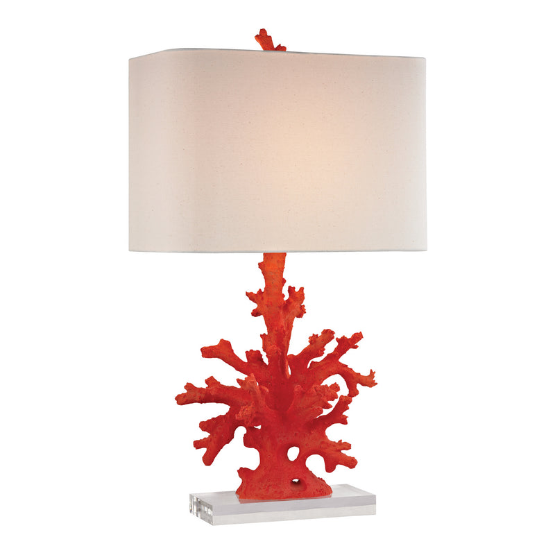 ELK Home - D2493 - One Light Table Lamp - Red Coral - Red