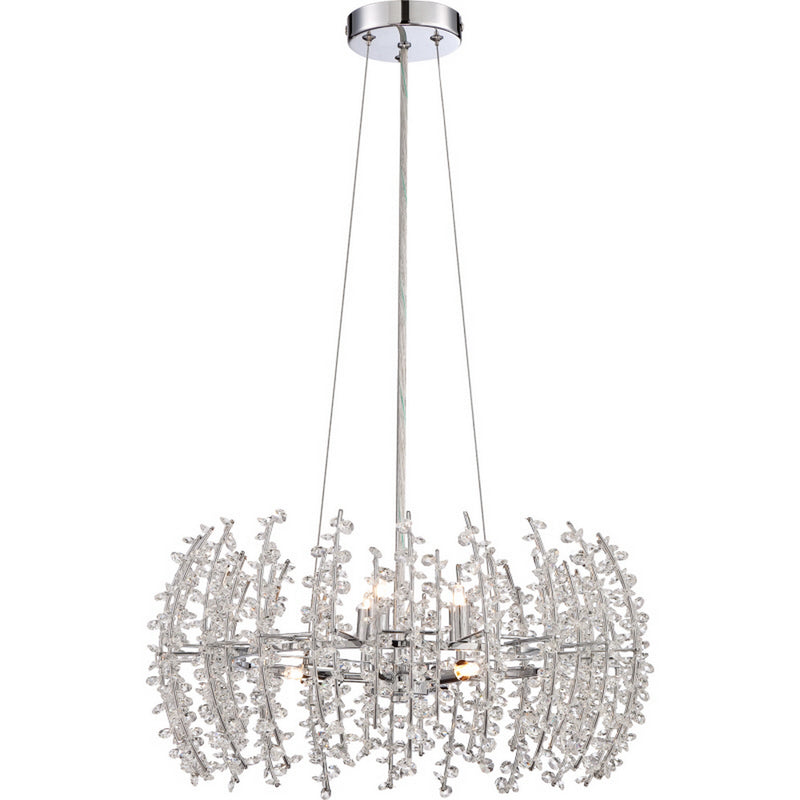 Quoizel - VLA2820C - Six Light Pendant - Valla - Polished Chrome