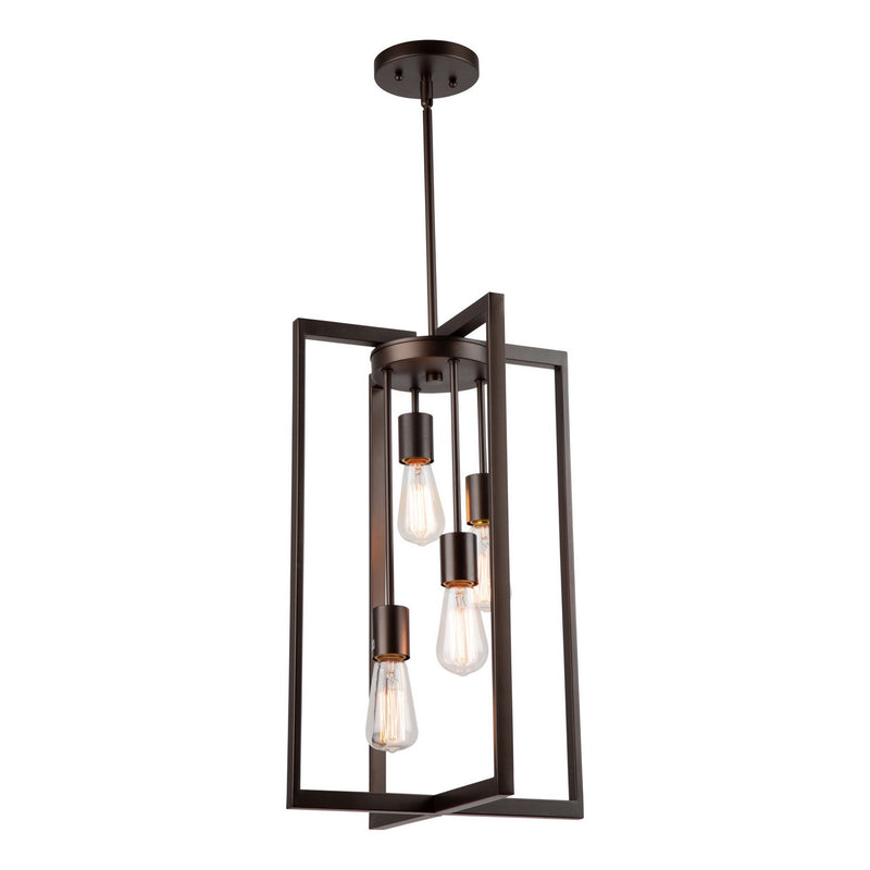 Artcraft - AC10414 - Four Light Chandelier - Gastown - Oil Rubbed Bronze