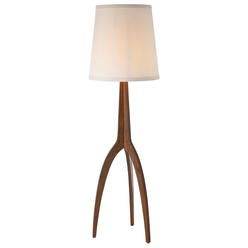 Arteriors - 76492-333 - One Light Floor Lamp - Linden - Walnut