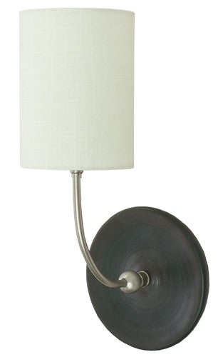 House of Troy - GS775-SNBM - One Light Wall Sconce - Scatchard - Black Matte And Satin Nickel