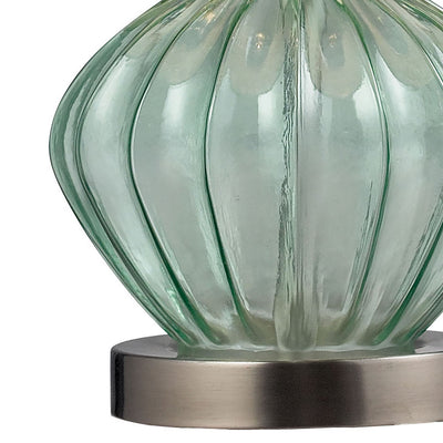 Smoked Glass Table Lamp