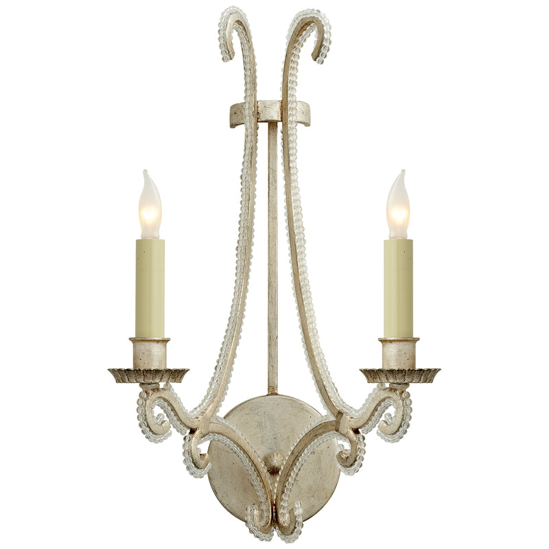 Visual Comfort Signature - CHD 2550BSL-CG - Two Light Wall Sconce - Oslo - Burnished Silver Leaf