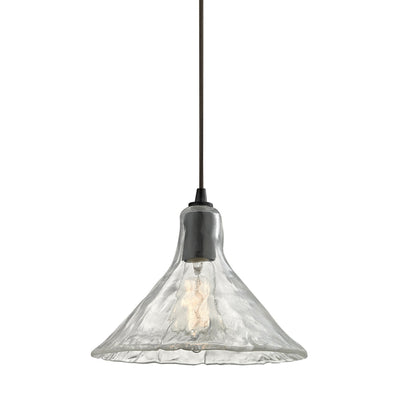 ELK Home - 10435/1 - One Light Mini Pendant - Hand Formed Glass - Oil Rubbed Bronze