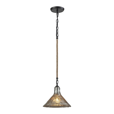 ELK Home - 10436/1 - One Light Mini Pendant - Hand Formed Glass - Oil Rubbed Bronze