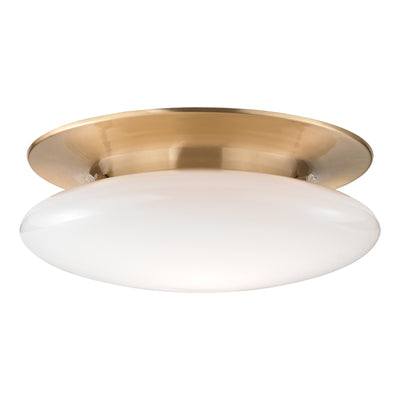 Hudson Valley - 7018-SB - LED Flush Mount - Irvington - Satin Brass