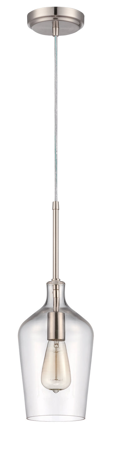 Craftmade - P445BNK1 - One Light Mini Pendant - Pendant - Brushed Polished Nickel