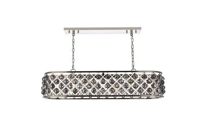 Elegant Lighting - 1216G50PN-SS/RC - Seven Light Chandelier - Madison - Polished Nickel