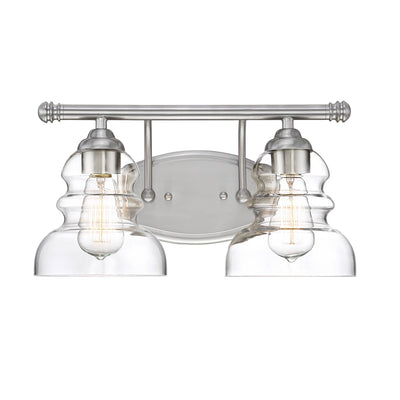 Millennium - 7332-SN - Two Light Vanity - Brighton - Satin NIckel