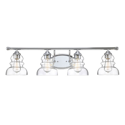 Millennium - 7334-CH - Four Light Vanity - Brighton - Chrome