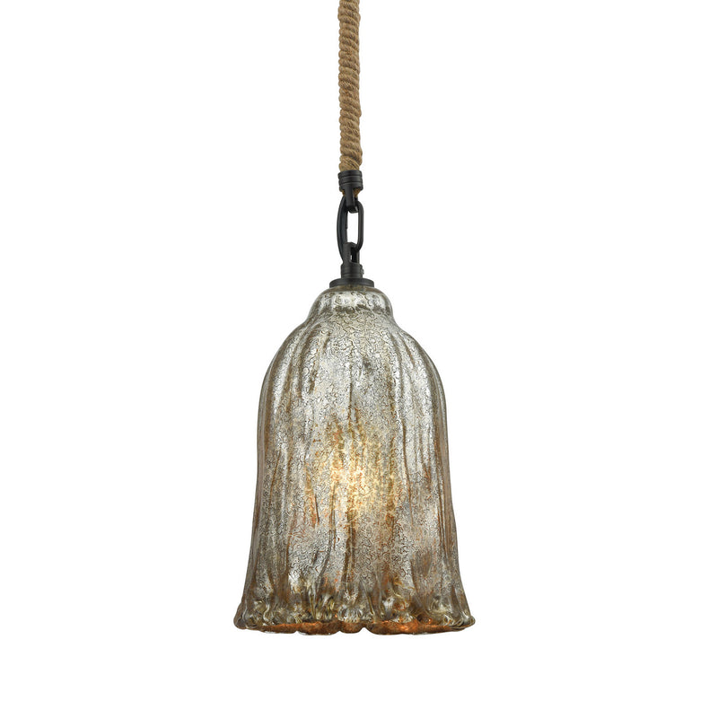 ELK Home - 10641/1 - One Light Mini Pendant - Hand Formed Glass - Oil Rubbed Bronze