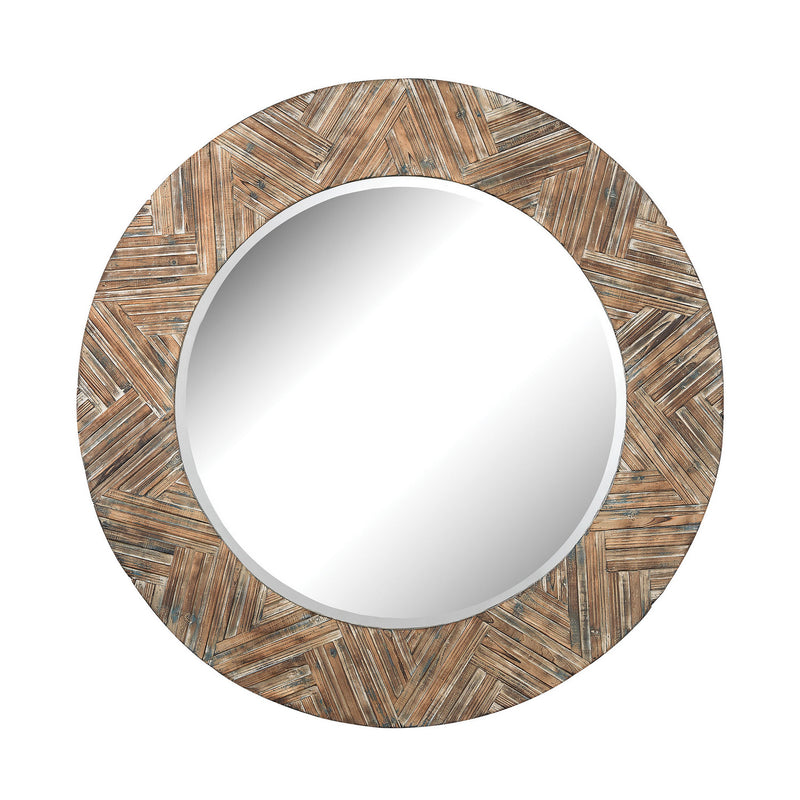 ELK Home - 51-10162 - Mirror - Large Round - Natural