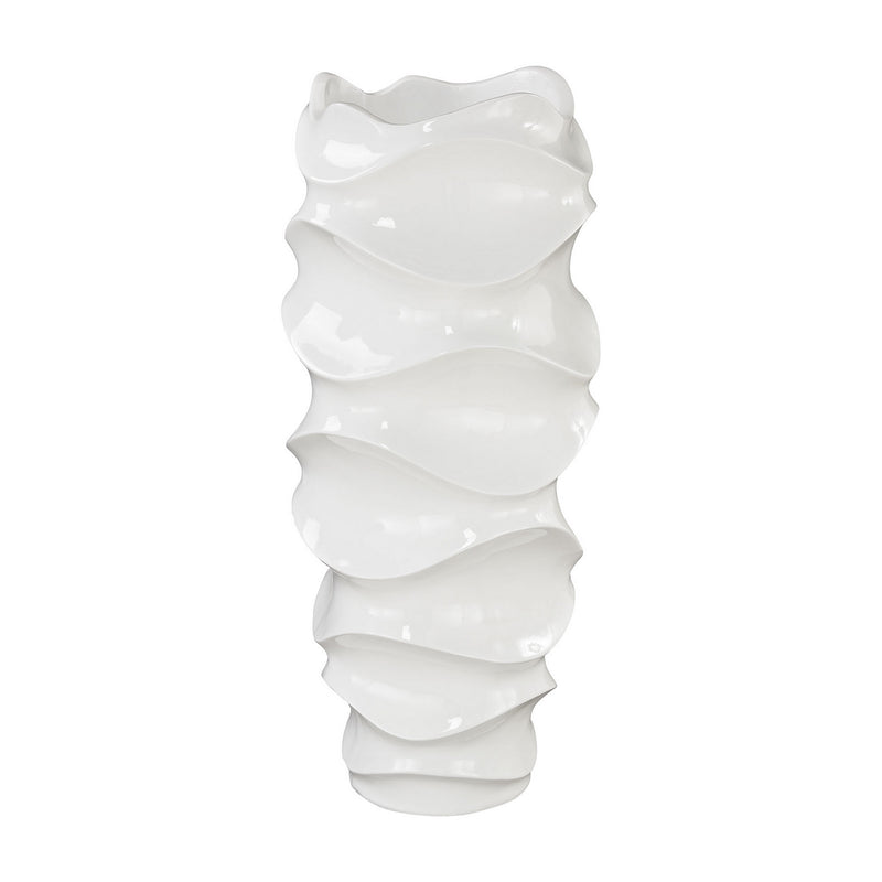 ELK Home - 9166-042 - Vase - Jaya - Gloss White