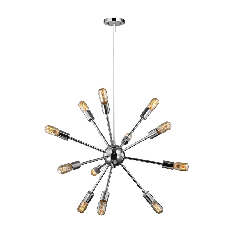 ELK Home - 46234/12 - 12 Light Chandelier - Delphine - Polished Chrome