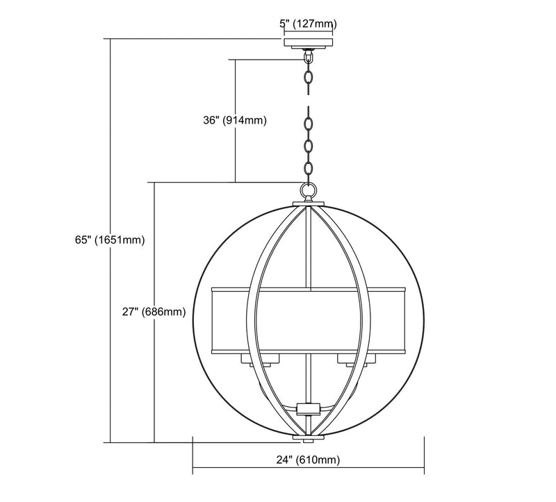 Diffusion Chandelier