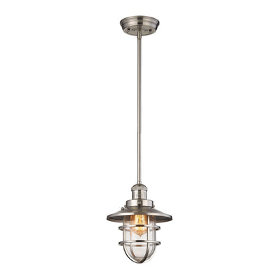 ELK Home - 66354/1 - One Light Mini Pendant - Seaport - Satin Nickel