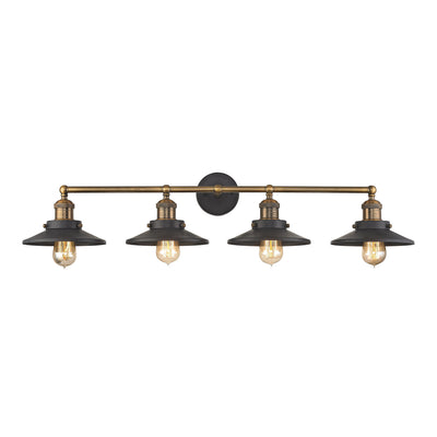 ELK Home - 67183/4 - Four Light Vanity - English Pub - Antique Brass