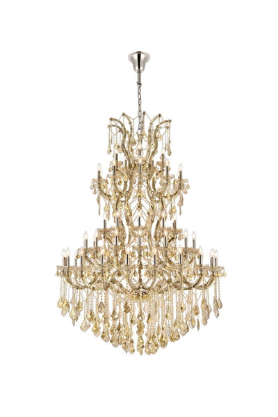 Elegant Lighting - 2800G54GT-GT/RC - 61 Light Chandelier - Maria Theresa - Golden Teak