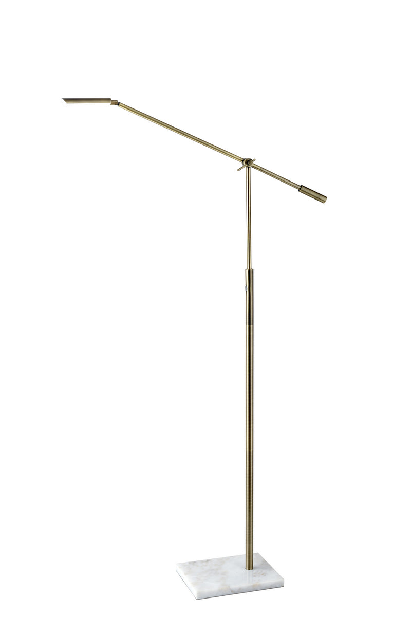 Adesso Home - 4129-21 - LED Floor Lamp - Vera - White Marble