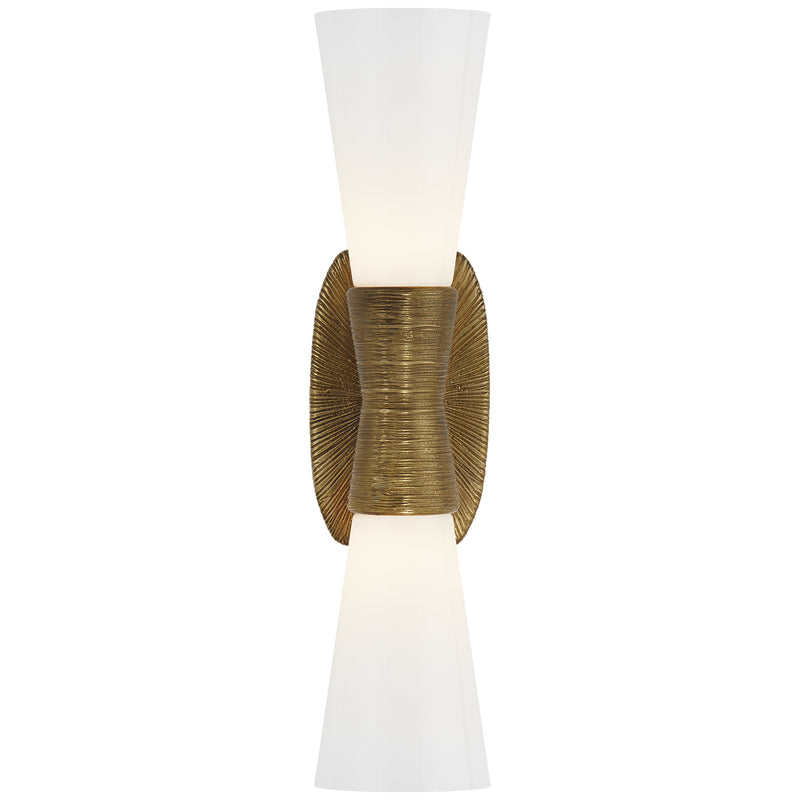 Visual Comfort Signature - KW 2047G-WG - Two Light Bath Sconce - Utopia - Gild