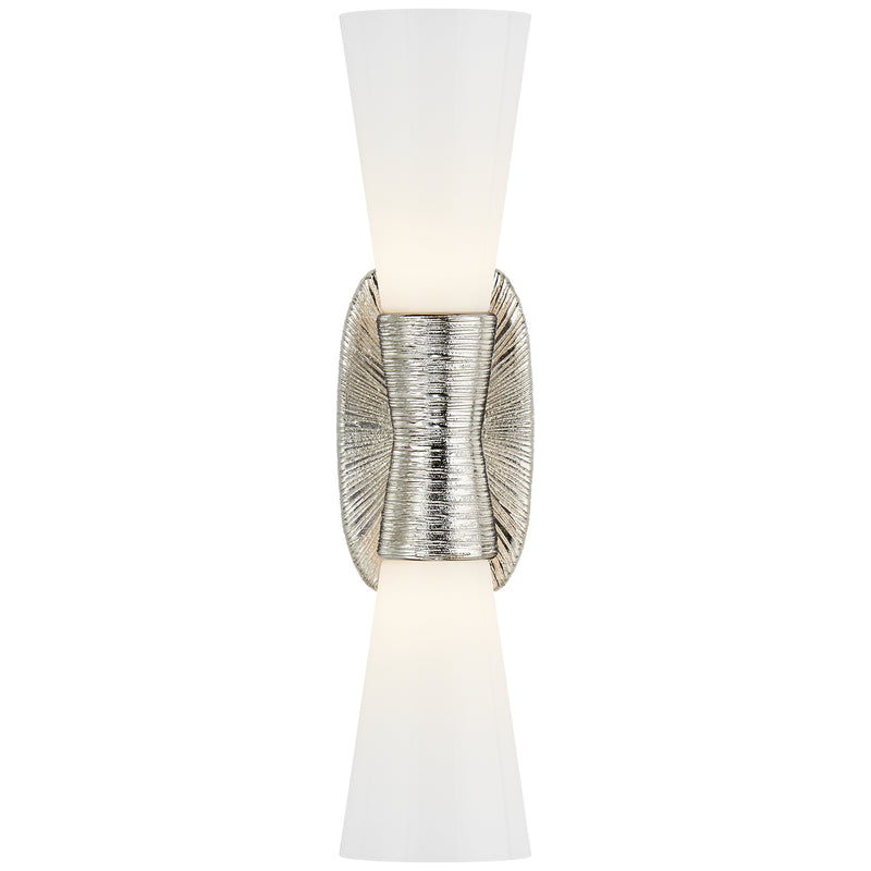 Visual Comfort Signature - KW 2047PN-WG - Two Light Bath Sconce - Utopia - Polished Nickel