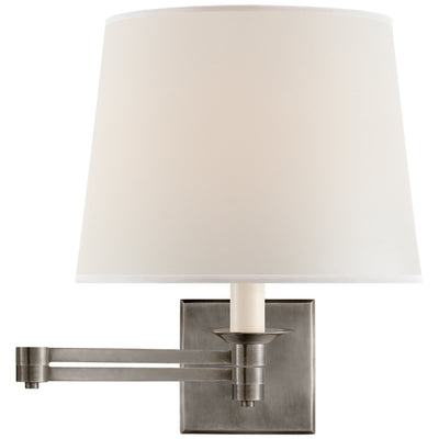 Ralph Lauren - RL 2010AN-P - One Light Swing Arm Wall Lamp - Evans - Antique Nickel