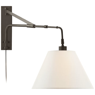 Ralph Lauren - RL 2500BZ-L - One Light Swing Arm Wall Lamp - Brompton - Bronze