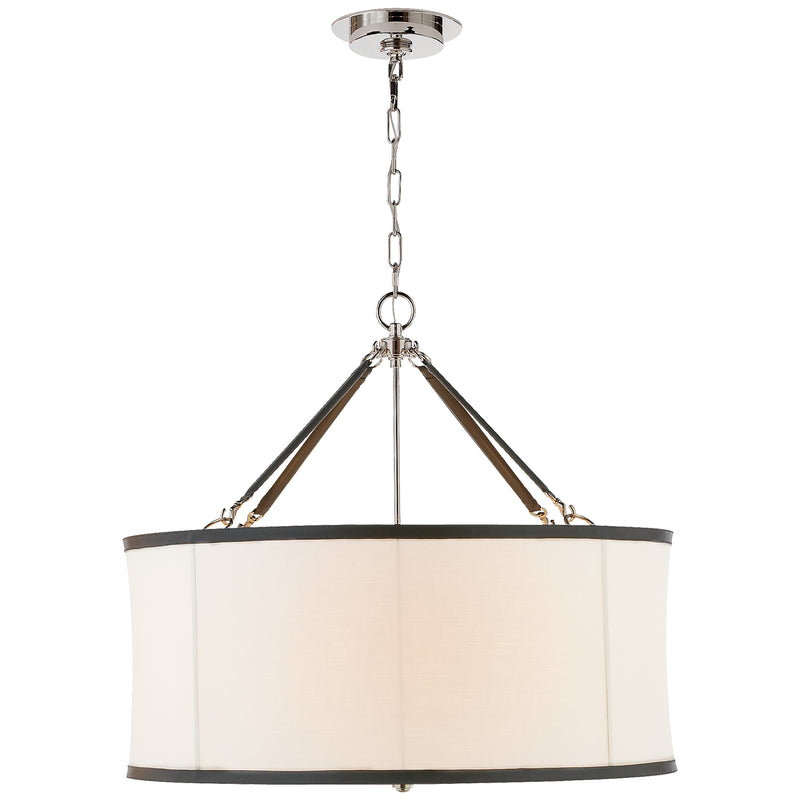 Ralph Lauren - RL 5162PN-L - Four Light Pendant - Broomfield - Polished Nickel